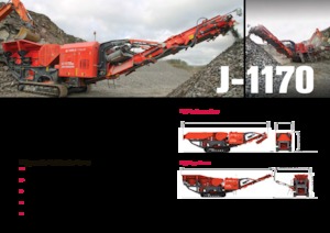 रबल रीसाइक्लिंग प्लांट Terex-Finlay J 1170