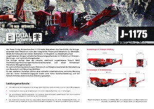 रबल रीसाइक्लिंग प्लांट Terex-Finlay J 1175 Hybrid