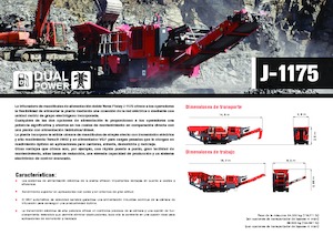 रबल रीसाइक्लिंग प्लांट Terex-Finlay J 1175 Hybrid