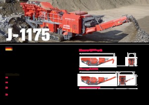 रबल रीसाइक्लिंग प्लांट Terex-Finlay J 1175