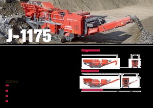 रबल रीसाइक्लिंग प्लांट Terex-Finlay J 1175