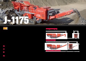 रबल रीसाइक्लिंग प्लांट Terex-Finlay J 1175