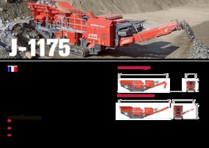 रबल रीसाइक्लिंग प्लांट Terex-Finlay J 1175