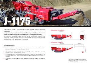 रबल रीसाइक्लिंग प्लांट Terex-Finlay J 1175