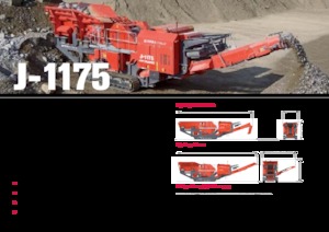 रबल रीसाइक्लिंग प्लांट Terex-Finlay J 1175