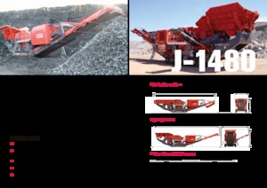 रबल रीसाइक्लिंग प्लांट Terex-Finlay J 1480
