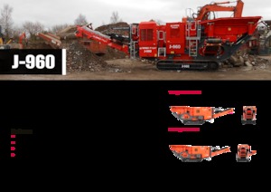 रबल रीसाइक्लिंग प्लांट Terex-Finlay J 960