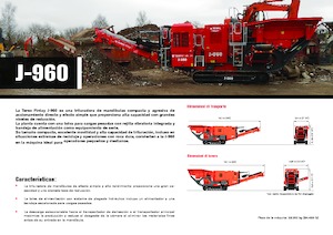 रबल रीसाइक्लिंग प्लांट Terex-Finlay J 960