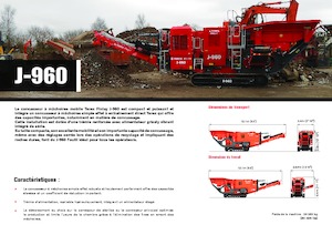 रबल रीसाइक्लिंग प्लांट Terex-Finlay J 960