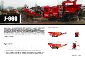 रबल रीसाइक्लिंग प्लांट Terex-Finlay J 960