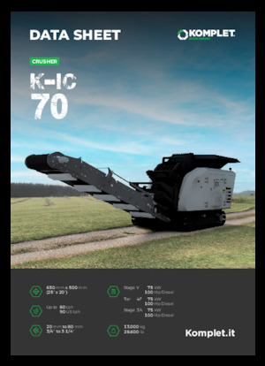 रबल रीसाइक्लिंग प्लांट Komplet K-IC 70