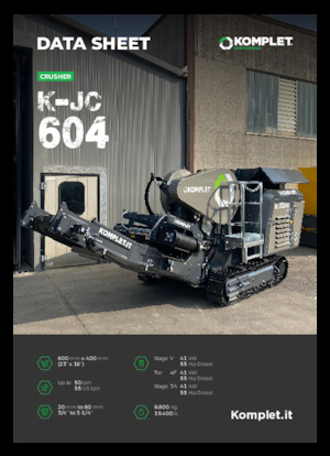 रबल रीसाइक्लिंग प्लांट Komplet K-JC 604