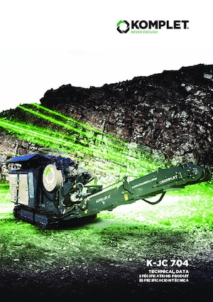 रबल रीसाइक्लिंग प्लांट Komplet K-JC 704
