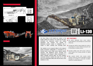रबल रीसाइक्लिंग प्लांट Terex-Finlay LJ-130 Hybrid