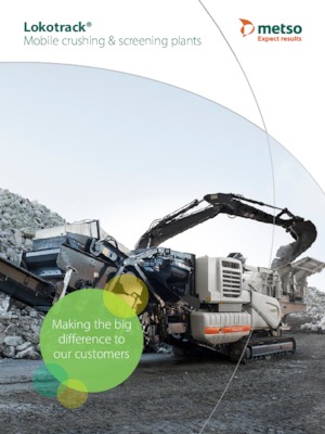रबल रीसाइक्लिंग प्लांट Metso Lokotrack LT 1415