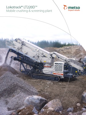 रबल रीसाइक्लिंग प्लांट Metso Lokotrack LT 220 D