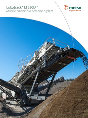 रबल रीसाइक्लिंग प्लांट Metso Lokotrack LT 330 D