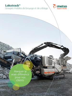 रबल रीसाइक्लिंग प्लांट Metso Lokotrack LT1213E