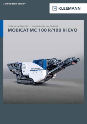 रबल रीसाइक्लिंग प्लांट Kleemann MC 100 Ri EVO