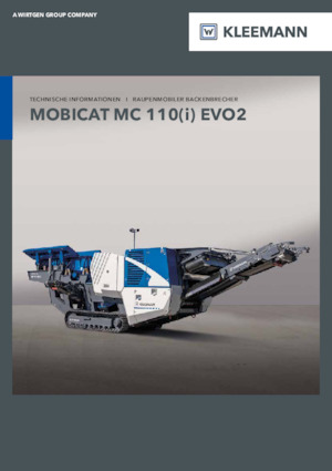 रबल रीसाइक्लिंग प्लांट Kleemann MC 110 EVO2