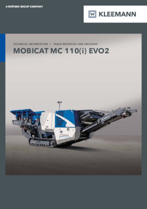 रबल रीसाइक्लिंग प्लांट Kleemann MC 110 EVO2