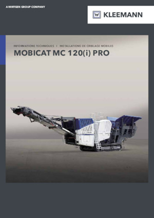 रबल रीसाइक्लिंग प्लांट Kleemann MC 120(i) PRO