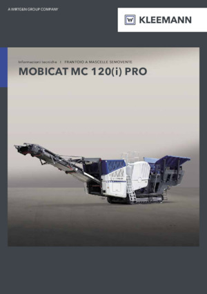 रबल रीसाइक्लिंग प्लांट Kleemann MC 120(i) PRO
