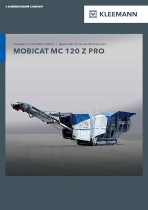 रबल रीसाइक्लिंग प्लांट Kleemann MC 120 Z PRO