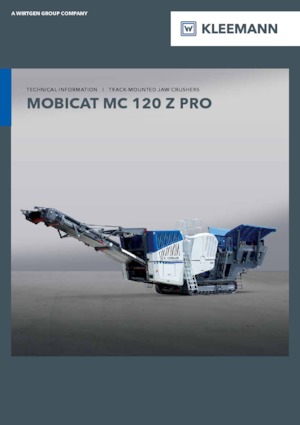 रबल रीसाइक्लिंग प्लांट Kleemann MC 120 Z PRO
