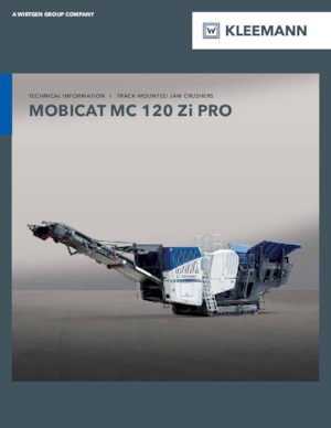 रबल रीसाइक्लिंग प्लांट Kleemann MC 120 Zi PRO