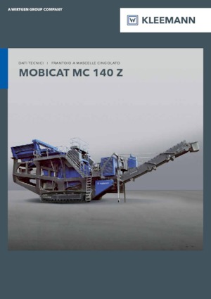 रबल रीसाइक्लिंग प्लांट Kleemann MC 140 Z