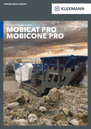 रबल रीसाइक्लिंग प्लांट Kleemann MCO 110(i) PRO