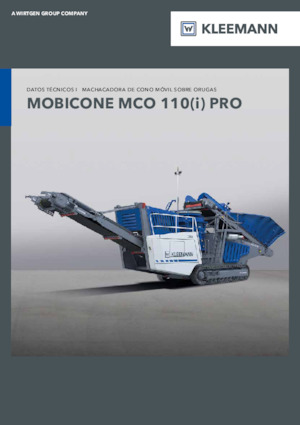 रबल रीसाइक्लिंग प्लांट Kleemann MCO 110(i) PRO