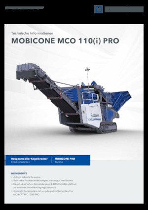 रबल रीसाइक्लिंग प्लांट Kleemann MCO 110 PRO