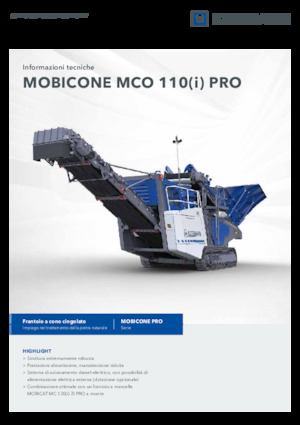 रबल रीसाइक्लिंग प्लांट Kleemann MCO 110 PRO