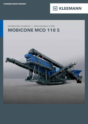 रबल रीसाइक्लिंग प्लांट Kleemann MCO 110 S PRO