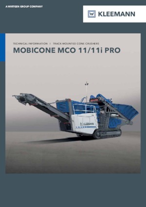 रबल रीसाइक्लिंग प्लांट Kleemann MCO 11i PRO