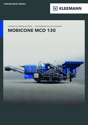 रबल रीसाइक्लिंग प्लांट Kleemann MCO 130 PRO