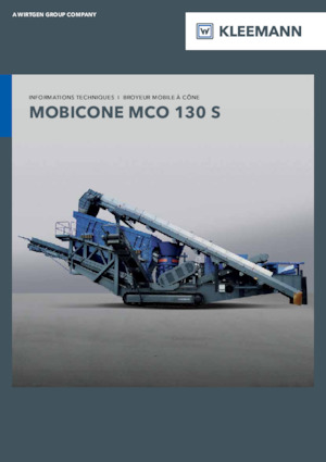 रबल रीसाइक्लिंग प्लांट Kleemann MCO 130 S PRO