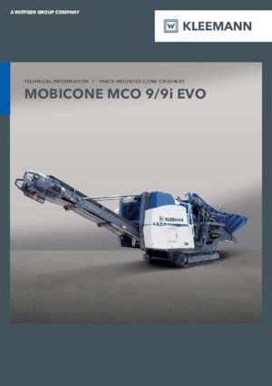 रबल रीसाइक्लिंग प्लांट Kleemann MCO 9 EVO