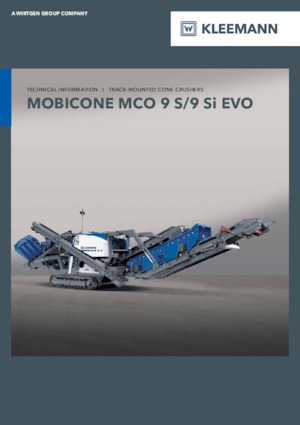 रबल रीसाइक्लिंग प्लांट Kleemann MCO 9 Si EVO
