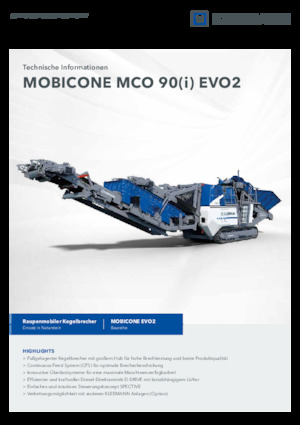 रबल रीसाइक्लिंग प्लांट Kleemann MCO 90 EVO2