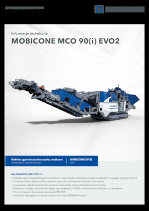 रबल रीसाइक्लिंग प्लांट Kleemann MCO 90 EVO2