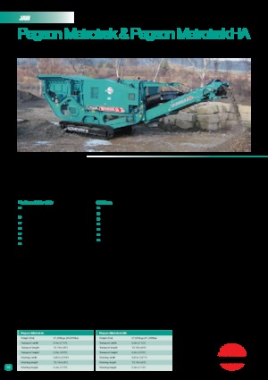 रबल रीसाइक्लिंग प्लांट Powerscreen METROTRAK HA