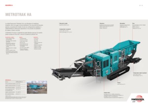 रबल रीसाइक्लिंग प्लांट Powerscreen METROTRAK HA