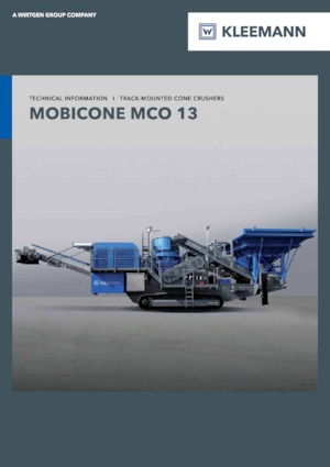 रबल रीसाइक्लिंग प्लांट Kleemann MCO 13
