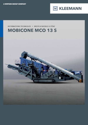 रबल रीसाइक्लिंग प्लांट Kleemann MCO 13 S