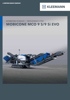 रबल रीसाइक्लिंग प्लांट Kleemann MCO 9 S