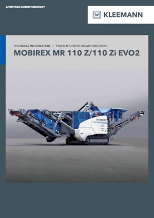 रबल रीसाइक्लिंग प्लांट Kleemann MR 110 Zi EVO2