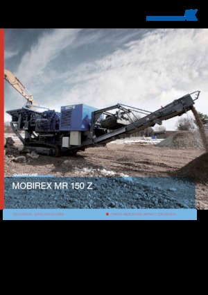 रबल रीसाइक्लिंग प्लांट Kleemann MR 150 Z